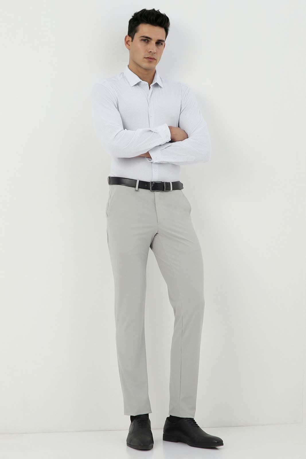 AI model wearing a real garment — live on Van Heusen