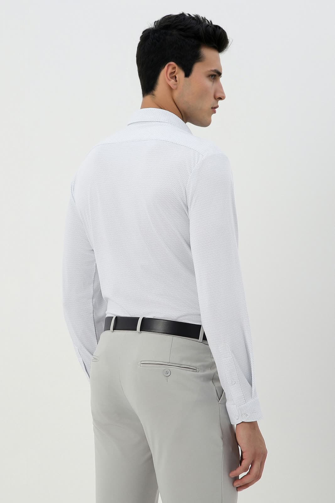 AI model wearing a real garment — live on Van Heusen