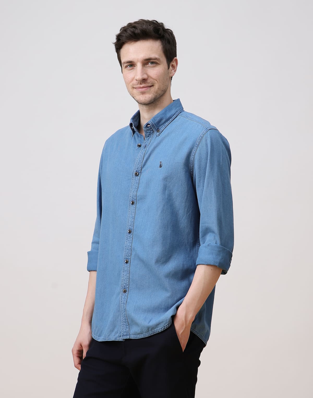Human-reviewed fashion output from the AI head swap production route